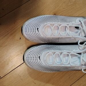 White and Black Nike Sneakers